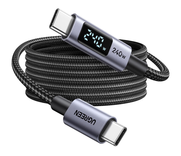 UGREEN Kabel USB-C L530 240W 480Mbps 3m szary - 1513558 - zdjęcie